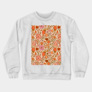 Colourful Summer Floral Fruit Pattern Crewneck Sweatshirt